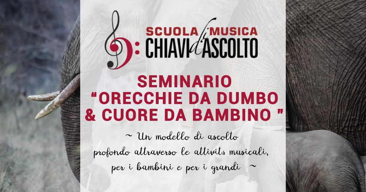 Orecchie da Dumbo & cuore da bambino